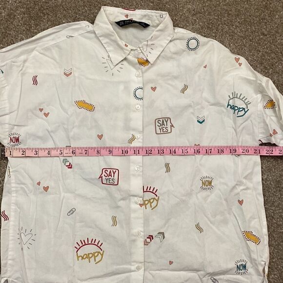 Zara basics women’s oversized button up shirt - Picture 12 of 13